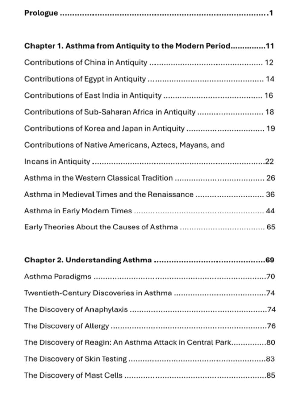 Asthma through the Centuries